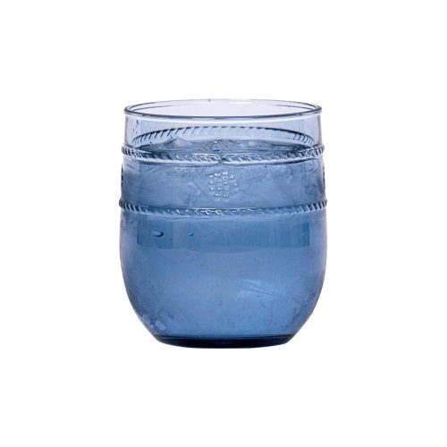 juliska isabella acrylic small tumbler set of 4 dark blue 02