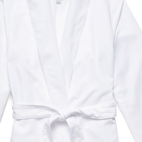 spa robe white monogramming 2